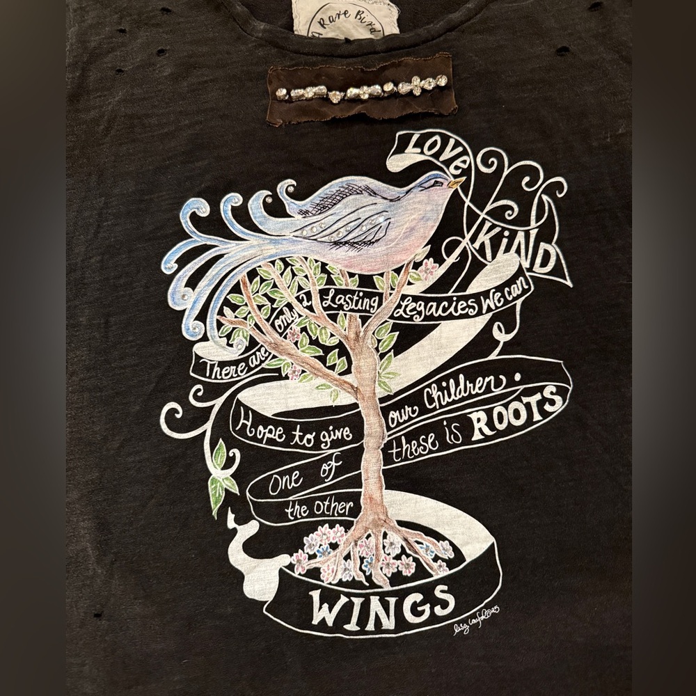 Love Kind Black Graphic Tee